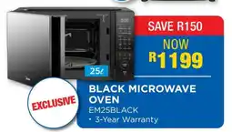 OK Furniture BLACK MICROWAVE OVEN offer