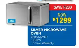 OK Furniture SILVER MICROWAVE OVEN offer