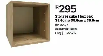 Leroy Merlin Storage cube 1 box aok 35.6cm x 35.60cm x 35.60cm offer