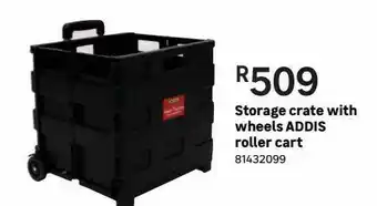 Leroy Merlin Storage crate with wheels addis roller cart offer