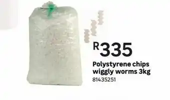 Leroy Merlin Polystyrene chips wiggly worms 3kg offer