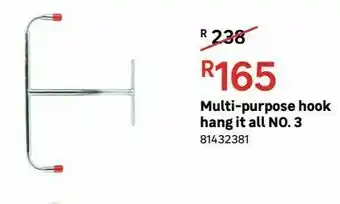 Leroy Merlin Multi-purpose hook nahg it all no 3 offer