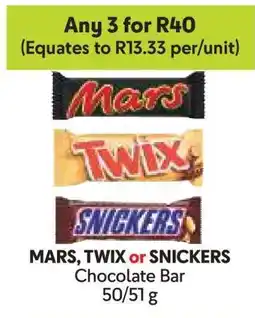 Makro MARS, TWIX or SNICKERS offer