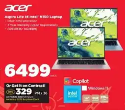 HiFi Corp Acer Aspire Lite 14 Intel N150 Laptop offer