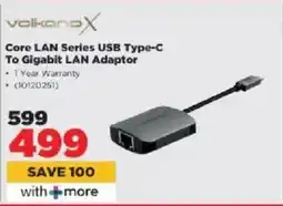 HiFi Corp Volkano X Core LAN Series USB Type-C To Gigabit LAN Adaptor offer