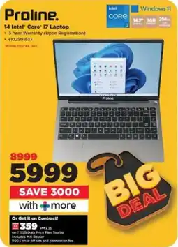 HiFi Corp Proline 14 Intel Core i7 Laptop offer