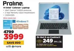 HiFi Corp Proline 14 Intel Celeron Laptop offer