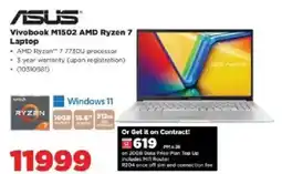HiFi Corp ASUS Vivobook M1502 AMD Ryzen 7 Laptop offer