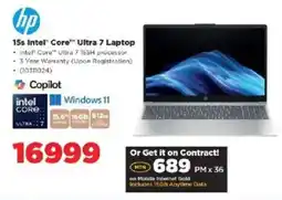 HiFi Corp Hp 15s Intel Core Ultra 7 Laptop offer