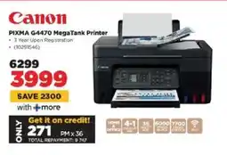 HiFi Corp Canon PIXMA G4470 MegaTank Printer offer