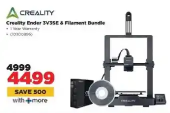 HiFi Corp Creality Ender 3V3SE & Filament Bundle offer