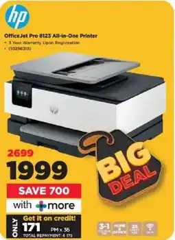 HiFi Corp Hp Office Jet Pro 8123 All-in-One Printer offer