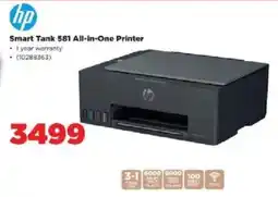 HiFi Corp Hp Smart Tank 581 All-in-One Printer offer