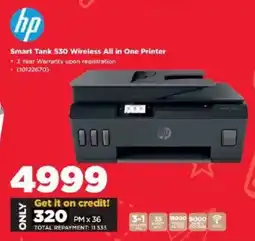 HiFi Corp Hp Smart Tank 530 Wireless All in One Printer offer