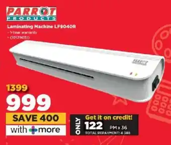 HiFi Corp Parrot Laminating Machine LF9040R offer