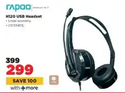 HiFi Corp Rapoo H120 USB Headset offer
