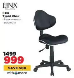 HiFi Corp Linx Ross Typist Chair offer