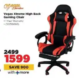 HiFi Corp Vegas Xtreme High Back Gaming Chair offer