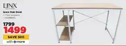 HiFi Corp Linx Iowa Oak Desk offer