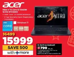 HiFi Corp Acer Nitro V 15 Core i5 13420H 16 512 RTX3050 offer