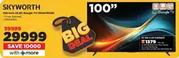 HiFi Corp Skyworth 100-inch QLED Google TV-100Q7800H offer