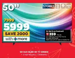 HiFi Corp Hisense 50-inch QLED 4K TV-50Q6Q offer