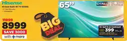 HiFi Corp Hisense 65-inch QLED 4K TV-65Q6Q offer