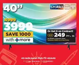 HiFi Corp Hisense 40-Inch Smart FHD TV-40A4Q offer