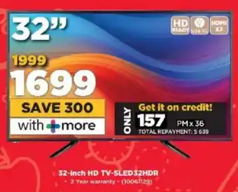 HiFi Corp Sansui 32-inch HD TV-SLED32HDR offer