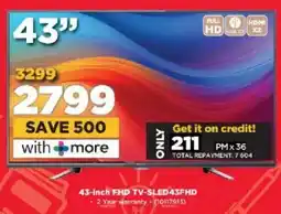 HiFi Corp Sansui 43-inch FHD TV-SLED43FHD offer