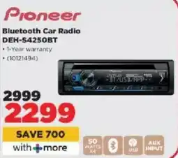 HiFi Corp Pioneer Bluetooth Car Radio DEH-S4250BT offer