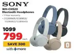 HiFi Corp Sony WH-CH520 Bluetooth Headphones offer