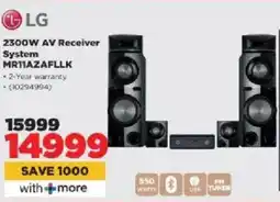 HiFi Corp LG 2300W AV Receiver System MR11AZAFLLK offer