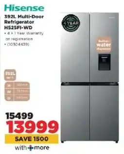 HiFi Corp Hisense Multi-Door Refrigerator H525FI-WD offer