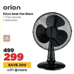 HiFi Corp Orion Desk Fan Black offer