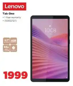 HiFi Corp Lenovo Tab One offer