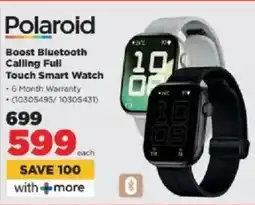 HiFi Corp Polaroid Boost Bluetooth Calling Full Touch Smart Watch offer