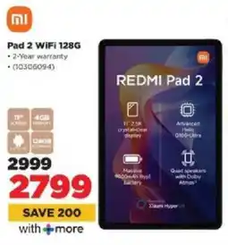 HiFi Corp Xiaomi Pad 2 WiFi 128G offer