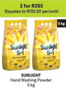 Makro SUNLIGHT Hand Washing Powder offer