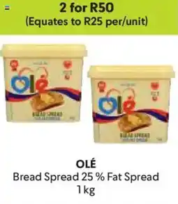 Makro OLÉ Bread Spread 25% Fat Spread offer