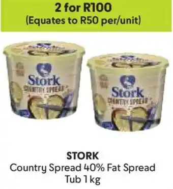 Makro STORK Country Spread 40% Fat Spread Tub offer