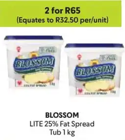 Makro BLOSSOM Lite 25% Fat Spread Tub offer