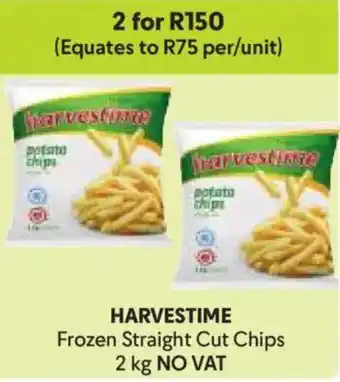 Makro HARVESTIME Frozen Straight Cut Chips offer