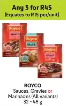 Makro ROYCO Sauces, Gravies or Marinades offer