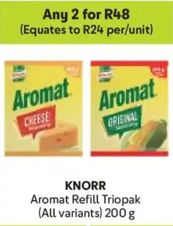 Makro Knorr Aromat Refill Triopak offer