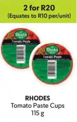 Makro RHODES Tomato Paste Cups offer