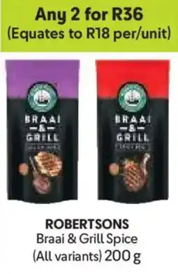 Makro ROBERTSONS Braai & Grill Spice offer