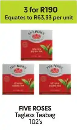 Makro FIVE ROSES Tagless Teabag offer