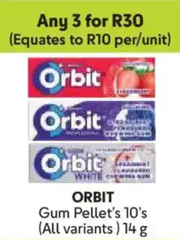 Makro Orbit Gum Pellet's offer