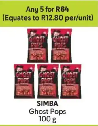 Makro SIMBA Ghost Pops offer